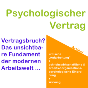 Psychologischer Vertrag