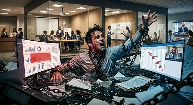 Meetingkultur Arbeitsorganisation im Würgegriff